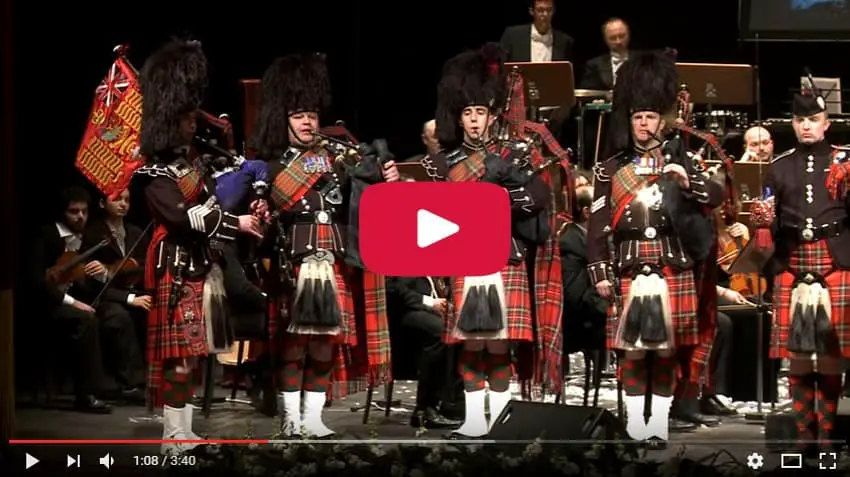 flower of scotland song bagpipes