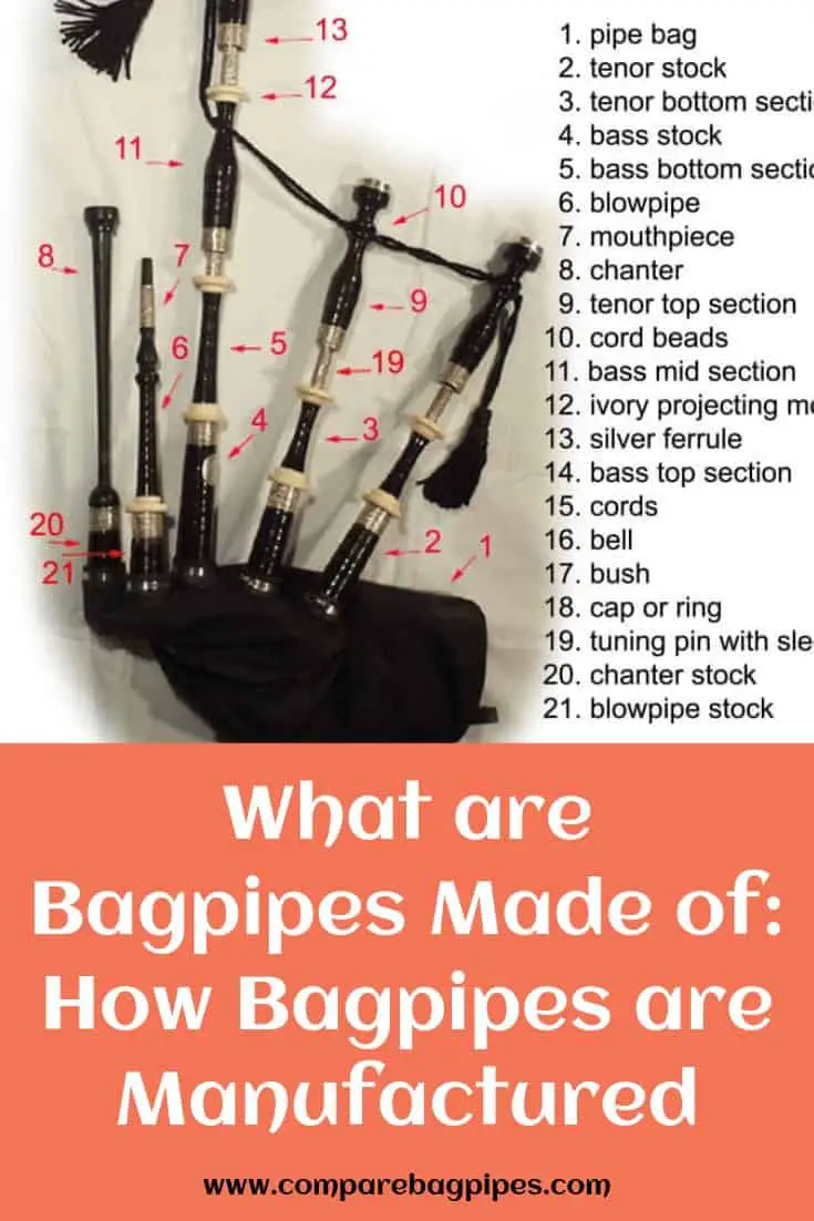 What are Bagpipes Made of How Bagpipes are Manufactured