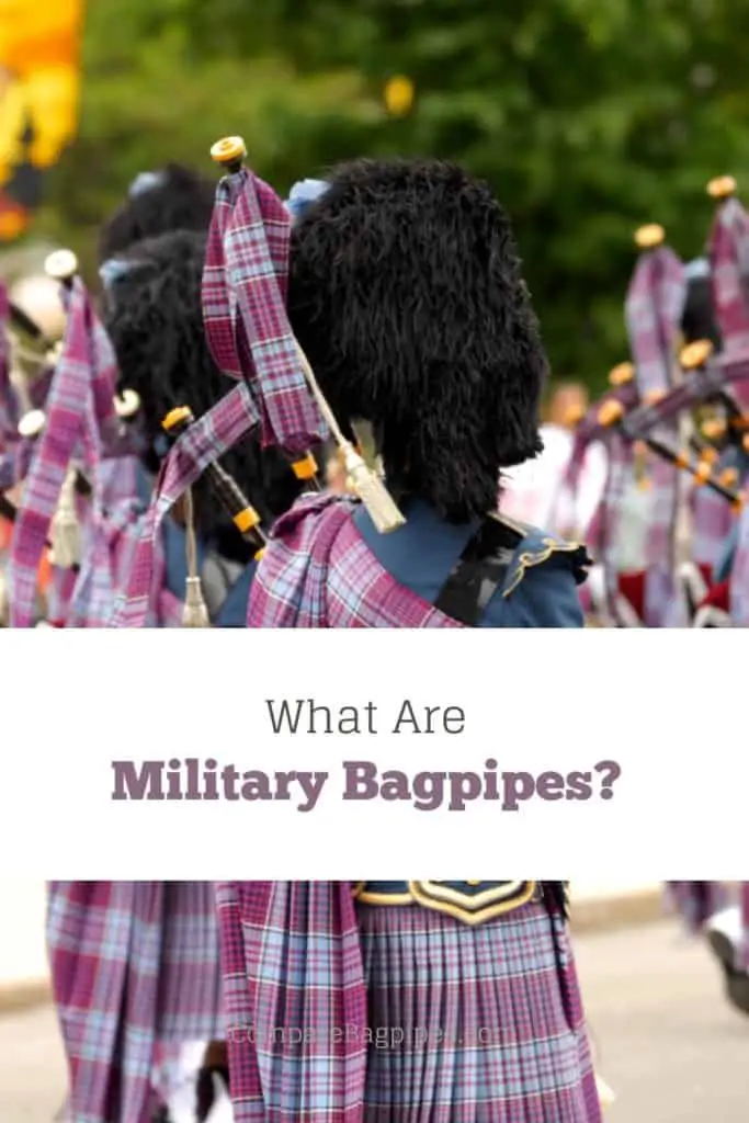 military bagpipes cover image